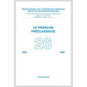 LE FRANÇAIS PRÉCLASSIQUE 26