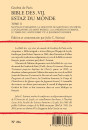 BIBLE DES .VIJ. ESTAZ DU MONDE. TOME II :  NOUVEAU TESTAMENT, LA DESCENTE DE SAINT PAUL EN ENFER,
