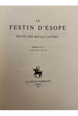 LE FESTIN D'ÉSOPE.(1903-1904)