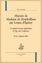 HISTOIRE DE MADAME DE MONTBRILLANT PAR LOUISE D'ÉPINAY