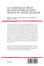 LES VERSIONS EN PROSE DU PURGATOIRE DE SAINT PATRICE EN ANCIEN FRANÇAIS