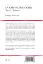 LA CHEVALERIE OGIER, TOME I