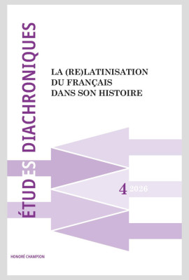 ÉTUDES DIACHRONIQUES N°4, 2026