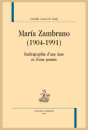 MARÍA ZAMBRANO (1904-1991)