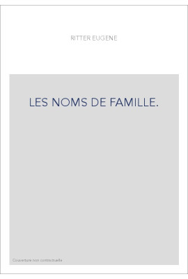 LES NOMS DE FAMILLE.